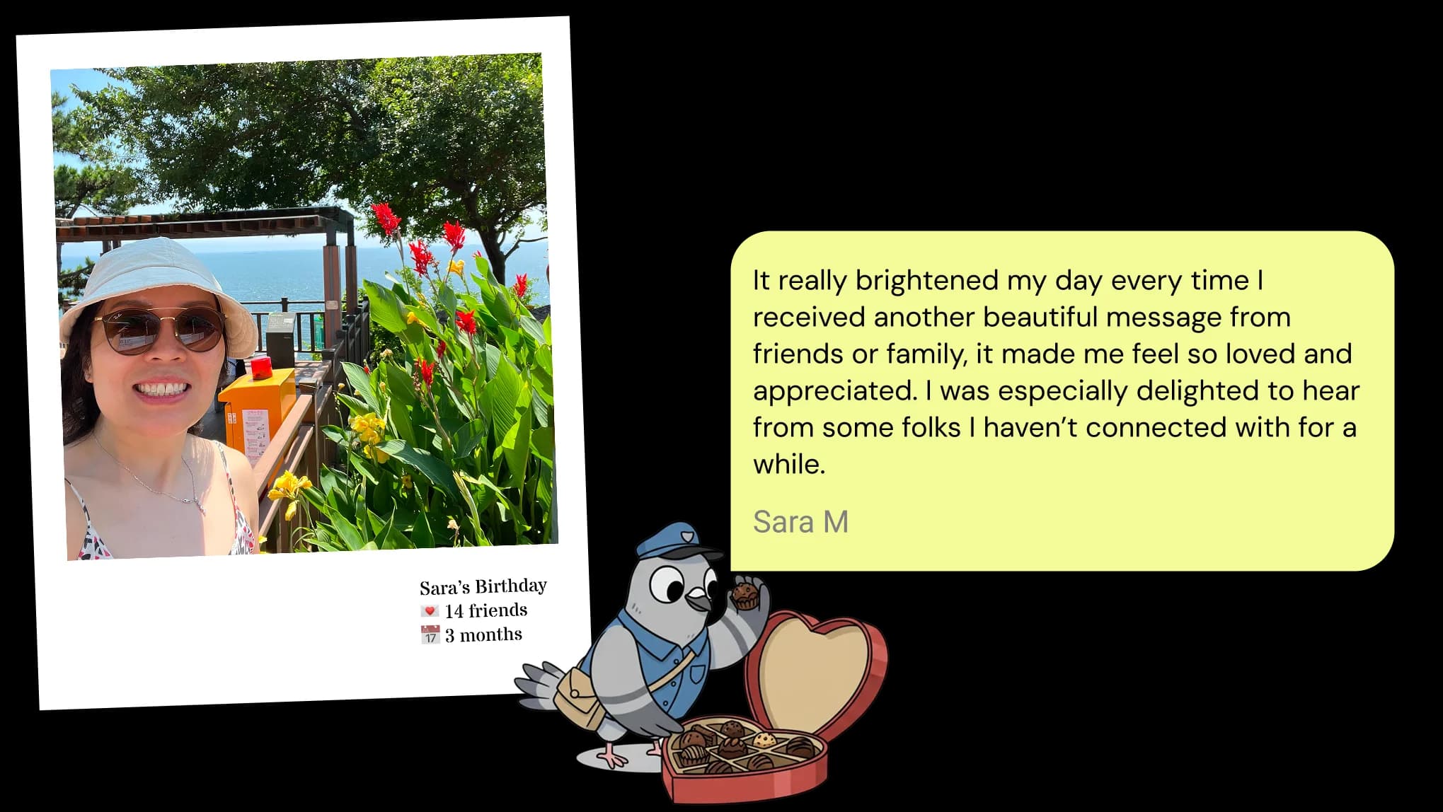 Sara's testimonial