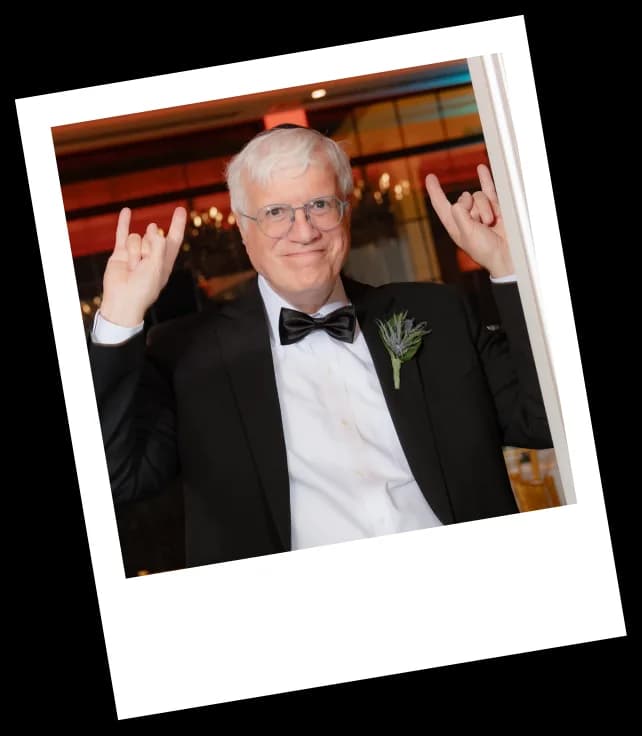 A dad whose heart is filled with love
