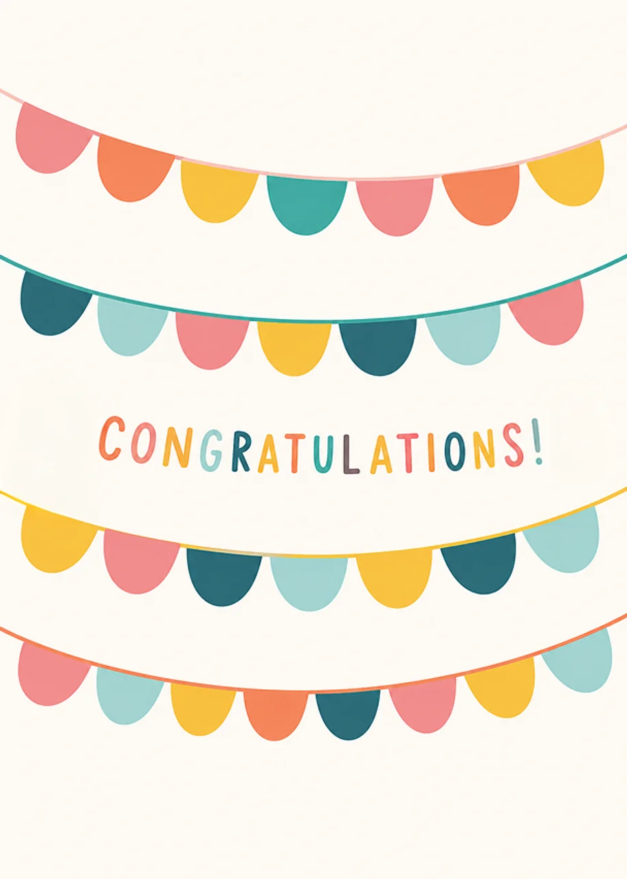 Congratulations banner